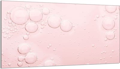 TMK ArtDeko - Achterwand voor kookplaat - Roze - 90cm x 52cm - Veiligheidsglas