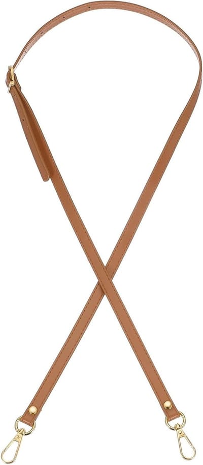 Leren Tasband - Vervangende Riem - Tas Personaliseren - Verstelbaar PU Leer - 120 cm - Geel Goud