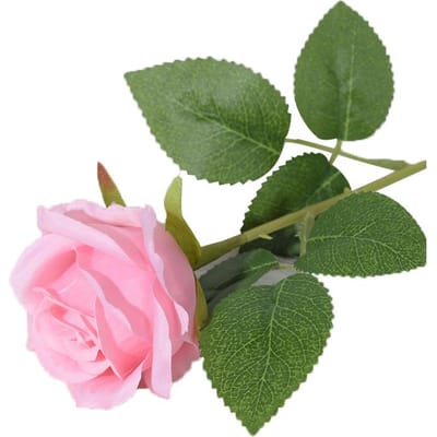 Gesimuleerde Zijden Bloemen Rozen Huis Woonkamer Simulatie Bloemen Decoratieve Ornamenten Kunstmatig roze