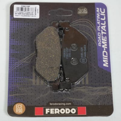Plaquette de frein Ferodo pour Scooter Yamaha 500 Xp T-Max Abs 2001 à 2003 AR Neuf