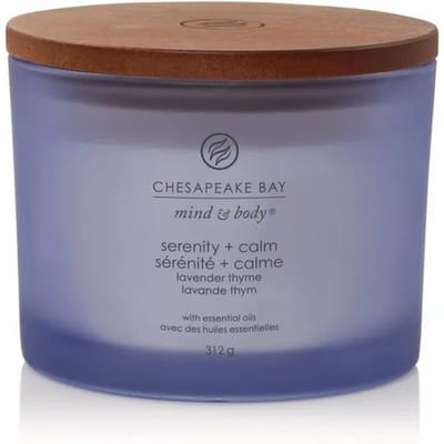 Chesapeake Bay Serenity & Calm - Lavender Thyme - Geurkaars met Drie Lonten - 50 branduren