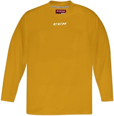 CCM - 5000 - IJshockey Trainingsshirt - Lange Mouw - Kinderen - Geel - Comfort Fit - Maat S/M
