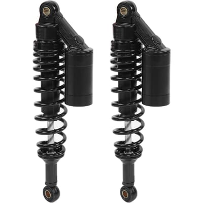 Paire Amortisseur Moto 340mm Suspension Arrière Ressort Universel pour VTT SUV Black