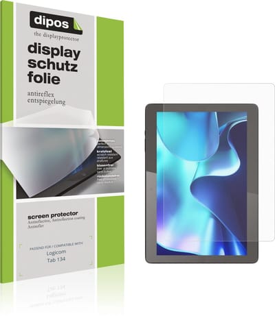 dipos – 2x Matte Beschermfolie geschikt voor Logicom Tab 134 | Krasbestendige & antireflecterende Screenprotector Ultra-Thin