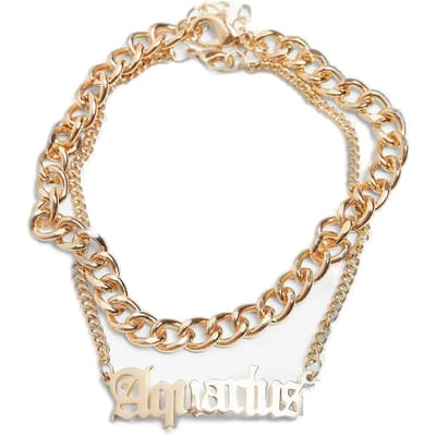 Enkelbrace Urban Classics Zodiac Aquarius