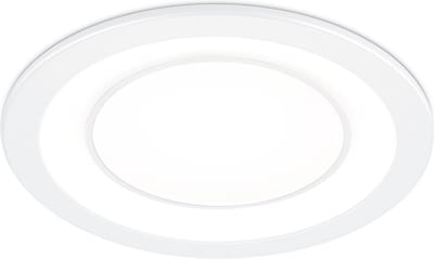 TRIO CORE - Inbouwspot - Wit mat - incl. 1x SMD 10 W - Licht apart schakelbaar - Plafondbevestiging - Lichtbron niet vervangbaar - Niet dimbaar