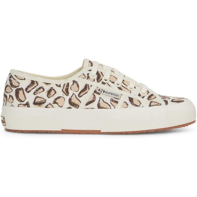 Superga Dames/Dames 2750 Giraffe Print Trainers (Beige Natuurlijk)