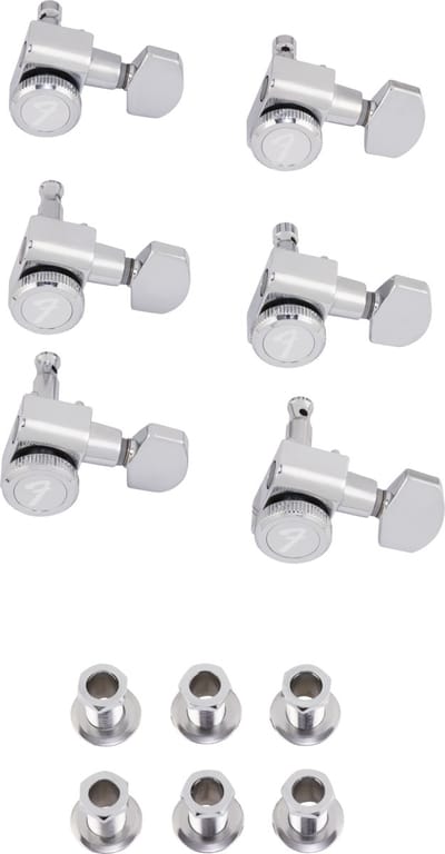 Fender Locking Stratocaster/Telecaster Tuners Chrome - Stemmechaniek voor gitaar