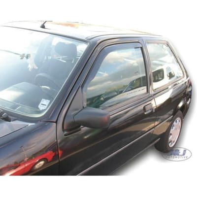 J&J AUTOMOTIVE | Heko Deflecteurs d'air Déflecteurs de Vent Pour Ford Fiesta 3-Porte 1989-2001