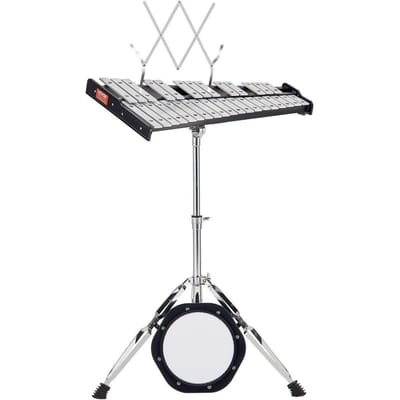 32-tonig Glockenspiel Xylofoon Klokkenset met Klepels, Standaard & Oefenpad