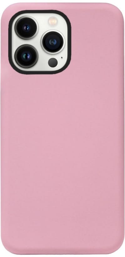 ADEL Siliconen Back Cover Softcase Hoesje Geschikt voor iPhone 14 Pro Max - Roze