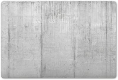 Placemats 45x30 cm - Placemat kunststof - 1 stuk - Grijs - Betonlook - Industrieel - Borden onderleggers - Decoratie voor op tafel - Keuken tafeldecoratie accessoires - Vinyl onderlegger - Tafelversiering