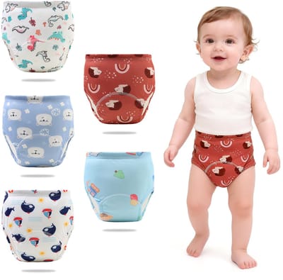 Baby trainingsbroekjes -5 stuks - M - maat 100 - geschikt voor kinderen van 9-15 maanden - geschikt voor kinderen van 9-13 kg - kinder trainingsbroekjes - trainingsbroekjes - zindelijkheidstrainingsbroekjes - baby trainingsbroekjes