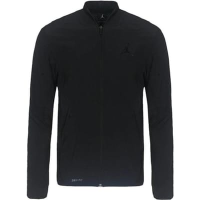 Jordan Effen Mesh Sport Knit Jas Lange Mouw Heren Bovenkleding Zwart 861501-010 M black