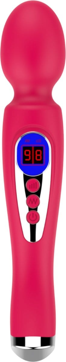 Cupitoys® Wand vibrator - 22,8cm - Rood - 9 standen - Vibrators voor vrouwen en mannen - Sex toys voor vrouwen en mannen