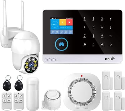 Draadloos Huisalarm - Beveiligingssysteem Woning - Inbraakpreventie Thuis - Smart Home App Controle - 1.0 Gram - 16