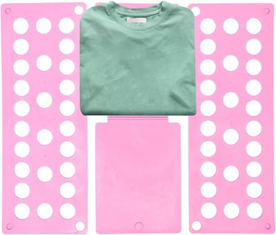 Kleding Opvouwbord - Wasgoed Organizer - Efficiënt Vouwen - Ruimtebesparend Ontwerp - 40x48cm - Roze