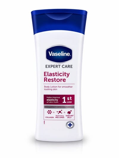 Vaseline Bodylotion Expert Care – Elasticiteit Herstellen – Intens Hydraterend – Voor Droge Huid – 400 ml