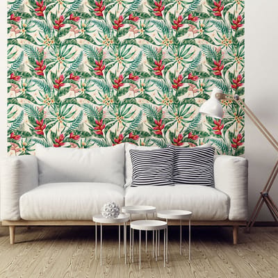 Behangeffect sticker - SANTA BRIGIDA - 30x30cm