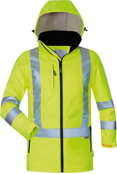 elysee kleding Opvallende softshelljas voor dames, geel