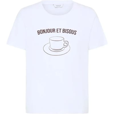 b.young - BYSOBBE FRONT PRINT TSHIRT - Dames - T-shirts