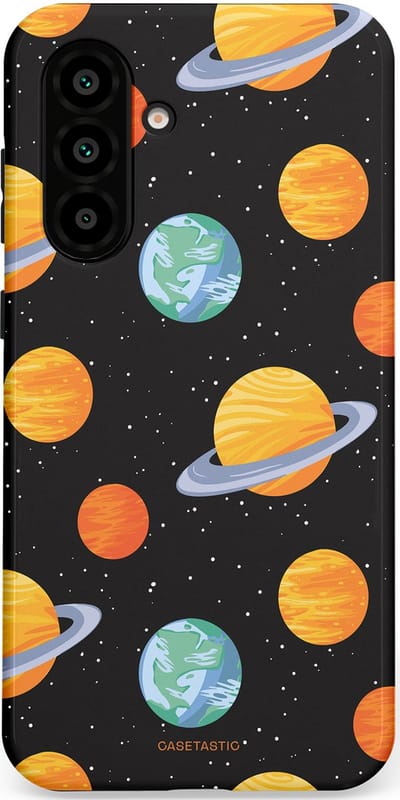 Casetastic Hoesje Geschikt voor Samsung A56 / A36 - Stijlvolle Beschermende Duo-layer Case - Universum reis