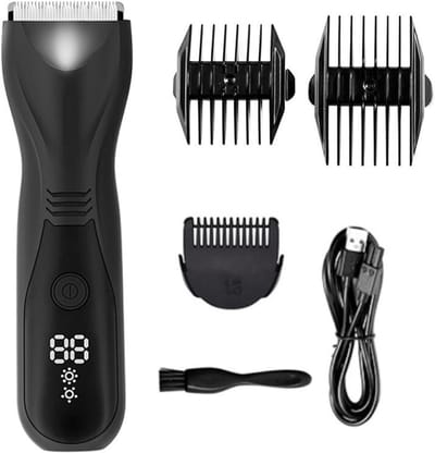 Elektrische trimmer - Lichaamsverzorging - Hygiënisch trimmen - Waterdicht met LED - 50 gram