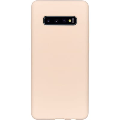 Samsung Galaxy S10 Plus Siliconen Back Cover - Pink Sand