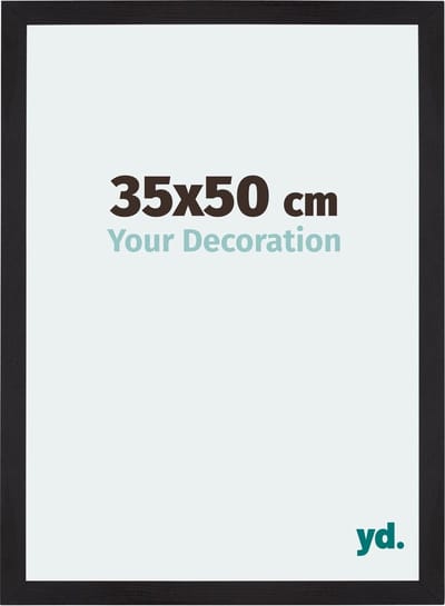 Your Decoration - Fotolijst 35x50 cm - MDF - Zwart Houtnerf - Mura