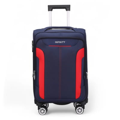 Zachte handbagagekoffer 36,5 x 23,5 x 58 cm Nylon 900D Geschikt geïntegreerd slot voor Easyjet, Ryanair, Wizzair
