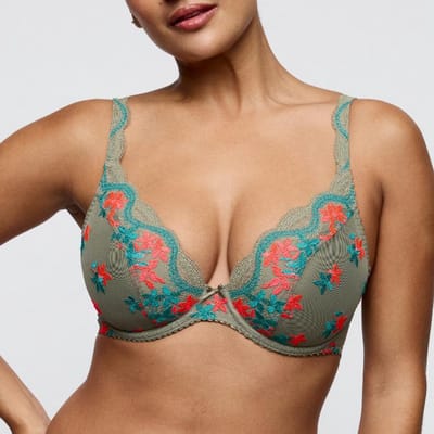 PrimaDonna Cala Luna Padded Plunge Bh 0163542 Botanique - maat EU 70D / FR 85D