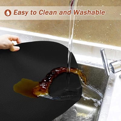 Placemats en onderzetters, hittebestendig 232°C, antislip textuurontwerp, wasbare placemat, gemakkelijk schoon te maken, afveegbare eetaccessoires voor keuken, outdoor