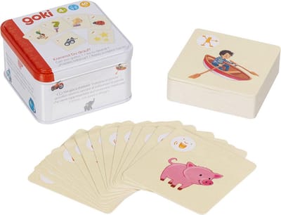 Goki Kinderspel Raad het Motief - Creatief Kaartspel voor Kinderen.