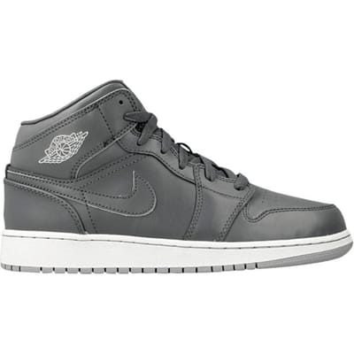 Air Jordan 1 Retro Mid GS Cool Grey Wolf Grey Kinder Sneakers Wolf-Grey-White 554725-031 38 gray