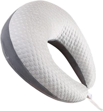 Leeskussen met Armsteun - Leun kussen bed - Ontspannen in bed - Wasbare Hoes - 60 x 58 cm - Grijs