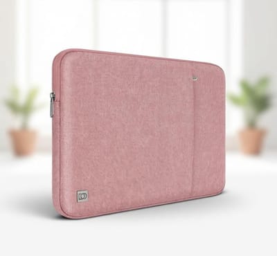 Maison Elara Waterdichte laptophoes voor 14 inch laptops - Roze beschermhoes met extra vak