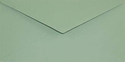 Gladde groene enveloppen DL - 110 x 220 mm - 100 stuks - NK natgelijmde - 120 gram - Keaykolour - Netuno