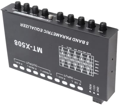 Dailygoody - Auto Grafische Equalizer - Verstelbare 5-banden Eq