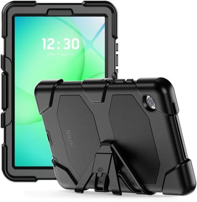 Tablet hoes Geschikt voor Samsung Galaxy Tab A11 8.7 inch hoes Extreme Robuust Armor Case Hoesje - Tablet hoes Samsung Tab A11 8.7 inch screenprotector Ingebouwde Extreme protectie Army Backcover hoes - Ntech