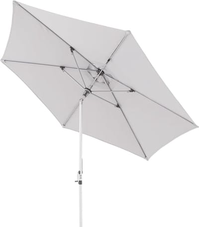 HexaShade Deluxe 305 cm Balkon & Terras Parasol – In hoogte verstelbare, kantelbare en waterafstotende parasol met slinger