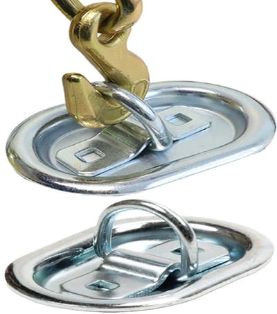 103 x 70 ovale verzinkte vloerring - 15 mm verzonken sjoroog - vloeroog - bindoog - vloeranker - aanhanger bindring