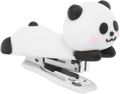 Mini Panda Nietmachine - Cartoon Nietapparaat - Papieren Ordenen - Schattig Dierontwerp - 20 Vel - Multicolor