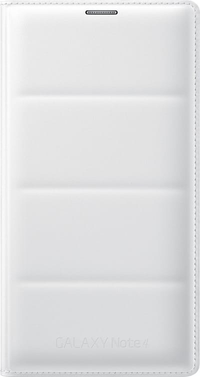 Samsung flip wallet pattern - wit - voor Samsung Galaxy Note 4
