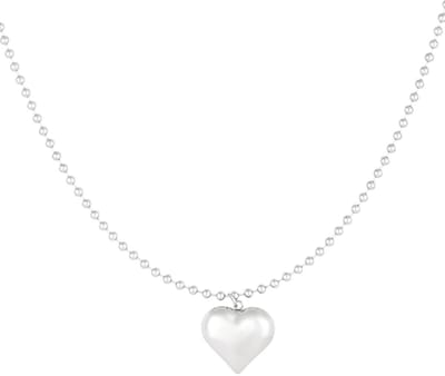 Yehwang ketting - Much love necklace - Stainless steel - Zilverkleurig