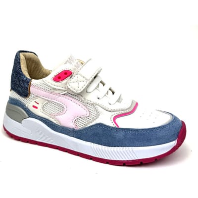 Shoesme Sneaker Met Panterprint - Sneakers Kinderen - Meisjes - Beige Animal Pink - Microleer - Maat 30