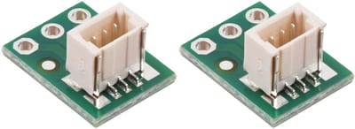 Pololu 4812 JST SH breakoutboard 3 pin male top entry 1.0 mm pitch set van 2 breadboard adapter 2.54 mm