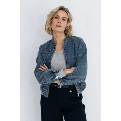 Zizo Fa25.patr.306 patrick jacket blue print