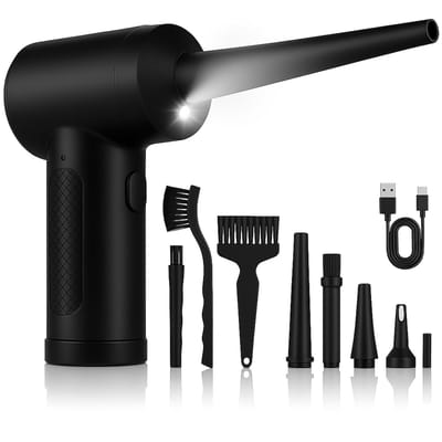 Strex Air Duster Draadloos - Oplaadbaar - 6000mAh - 51.000 RPM - Perslucht - Compressed Air - Stofreiniger - AirDuster