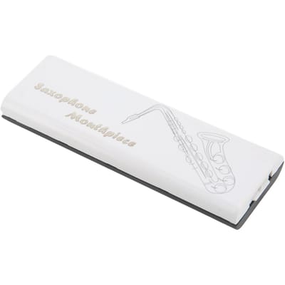Saxofoonrietjeskoker Universele Enkele Houder Draagbare Beschermhoes ABS Klarinet Accessoires white