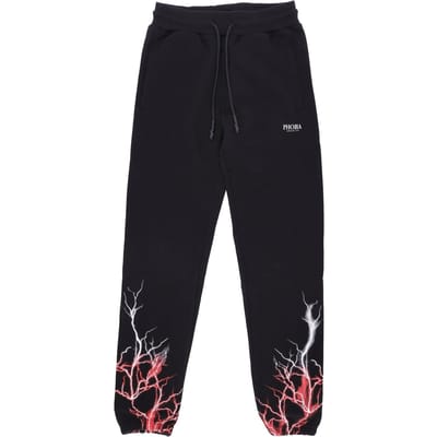 Lichtgewicht heren trainingsbroek Lightning Pants Zwart/rood/grijs